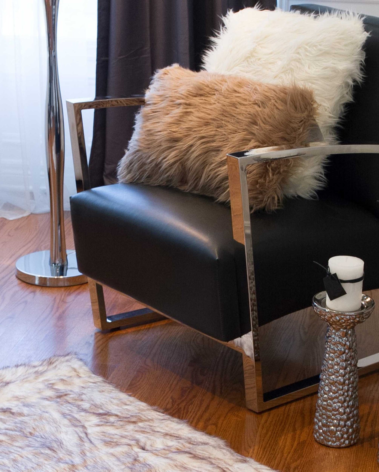 12" X 20" X 5" Tan Faux Pillow 2 Pack