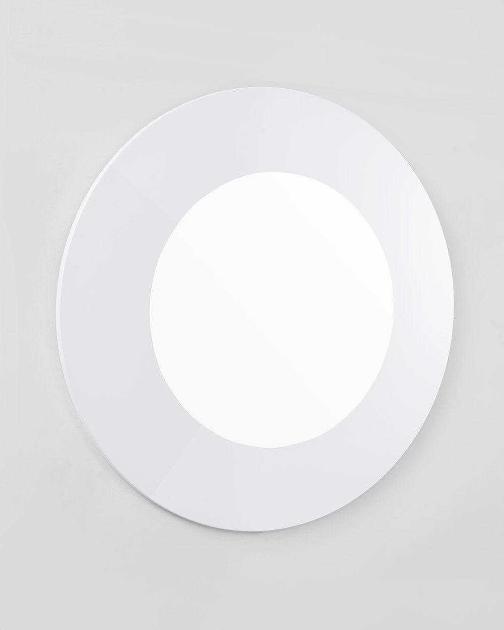 Mirror In High Gloss White Lacquer