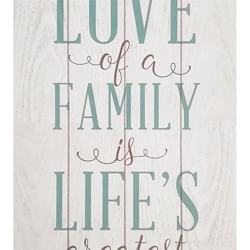Rustic The Love Of Family Wall Art