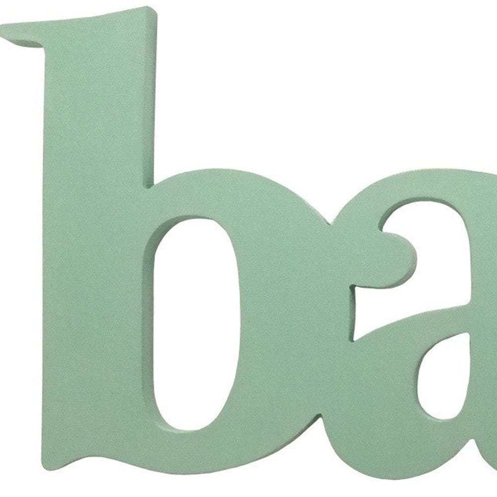 Seafoam Green Bath Word Wall Decor