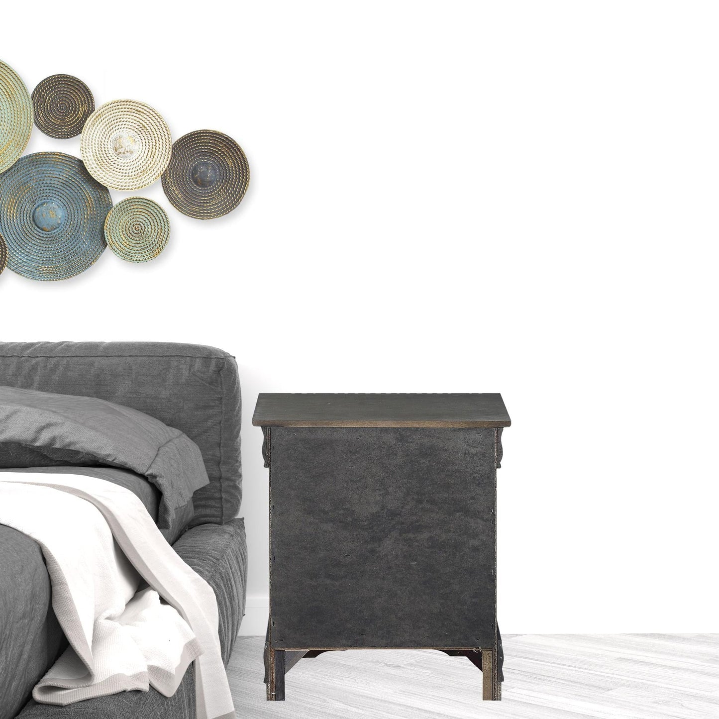 Platinum 2 Storage Drawer Nightstand