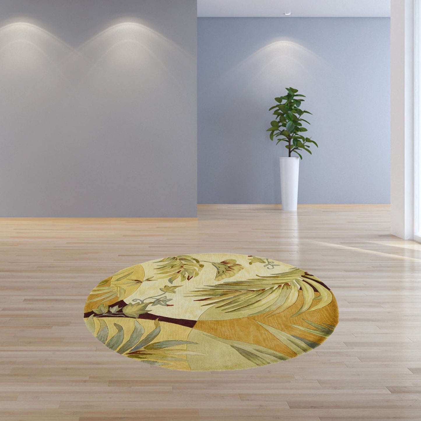 5' X 8' Wool Coral Or Ivory Area Rug