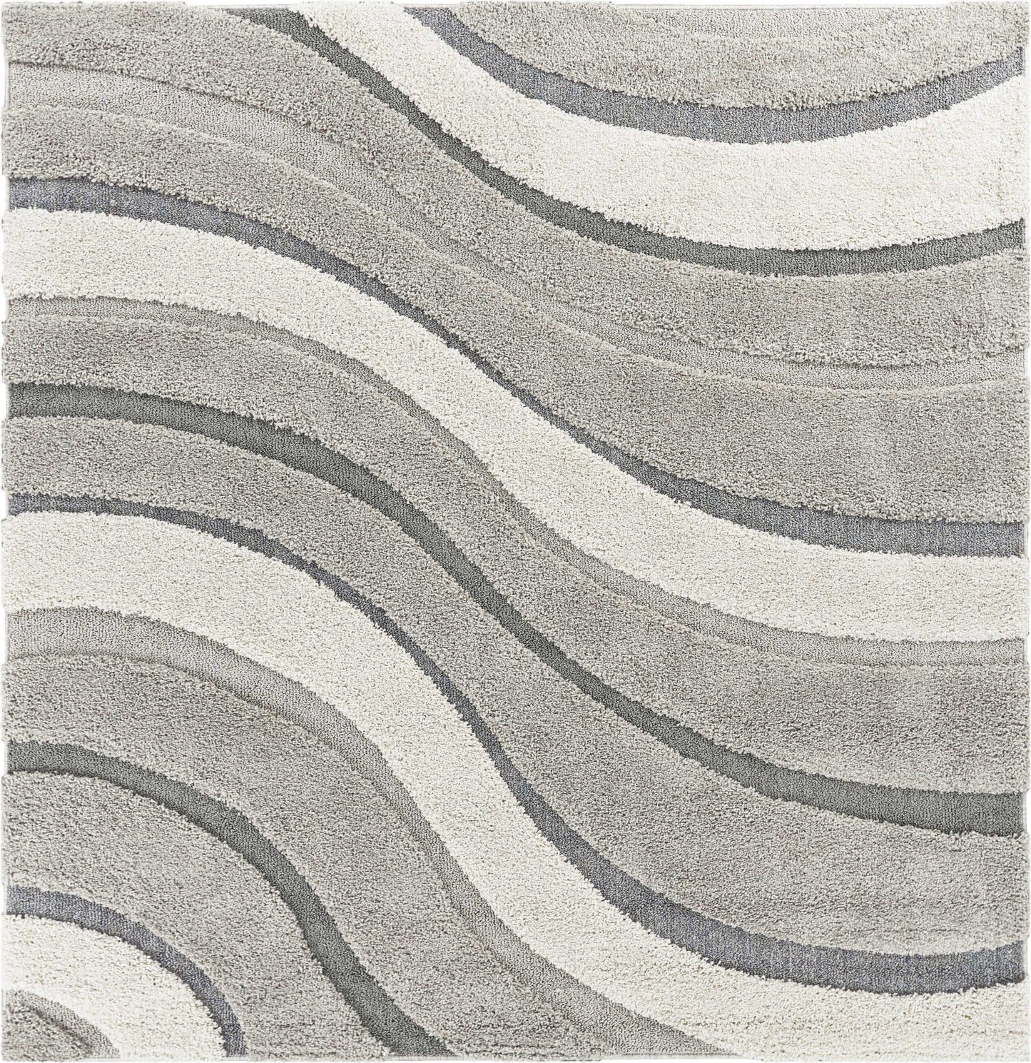 39 X 63 Grey Polypropylene Rug