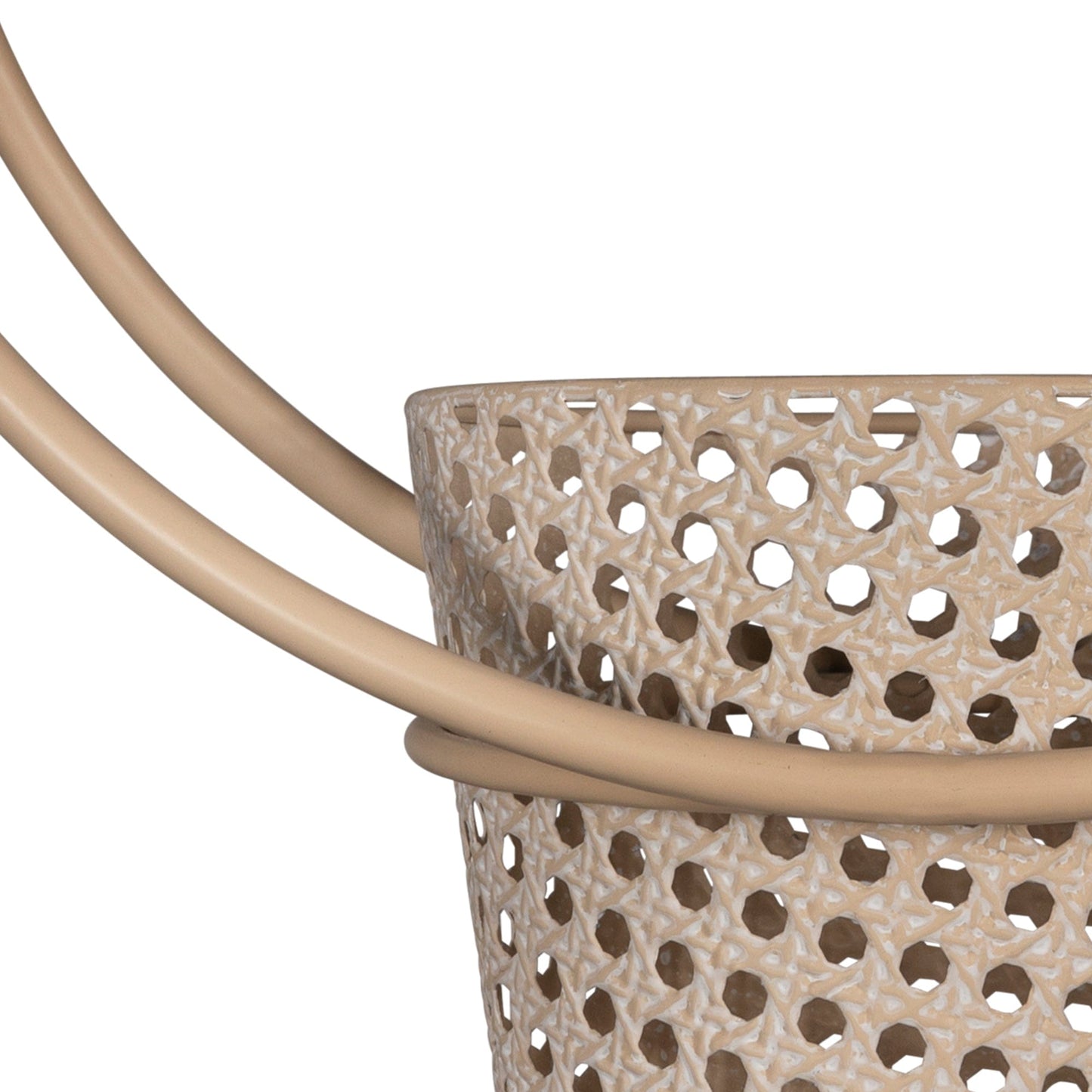 Set Of 2 Metallic Cane Wall Planters