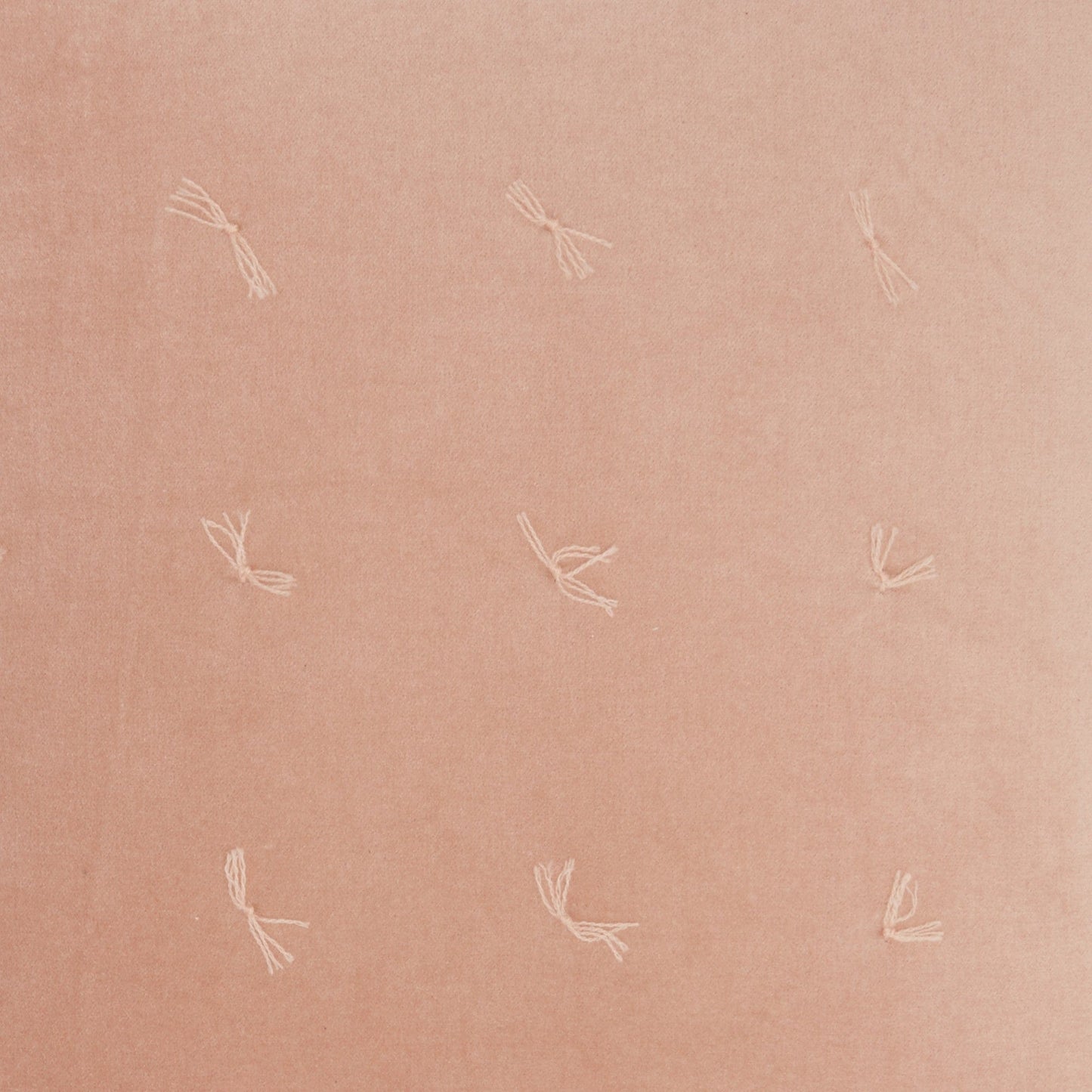 Pink Thread Detailed Throw Pillow