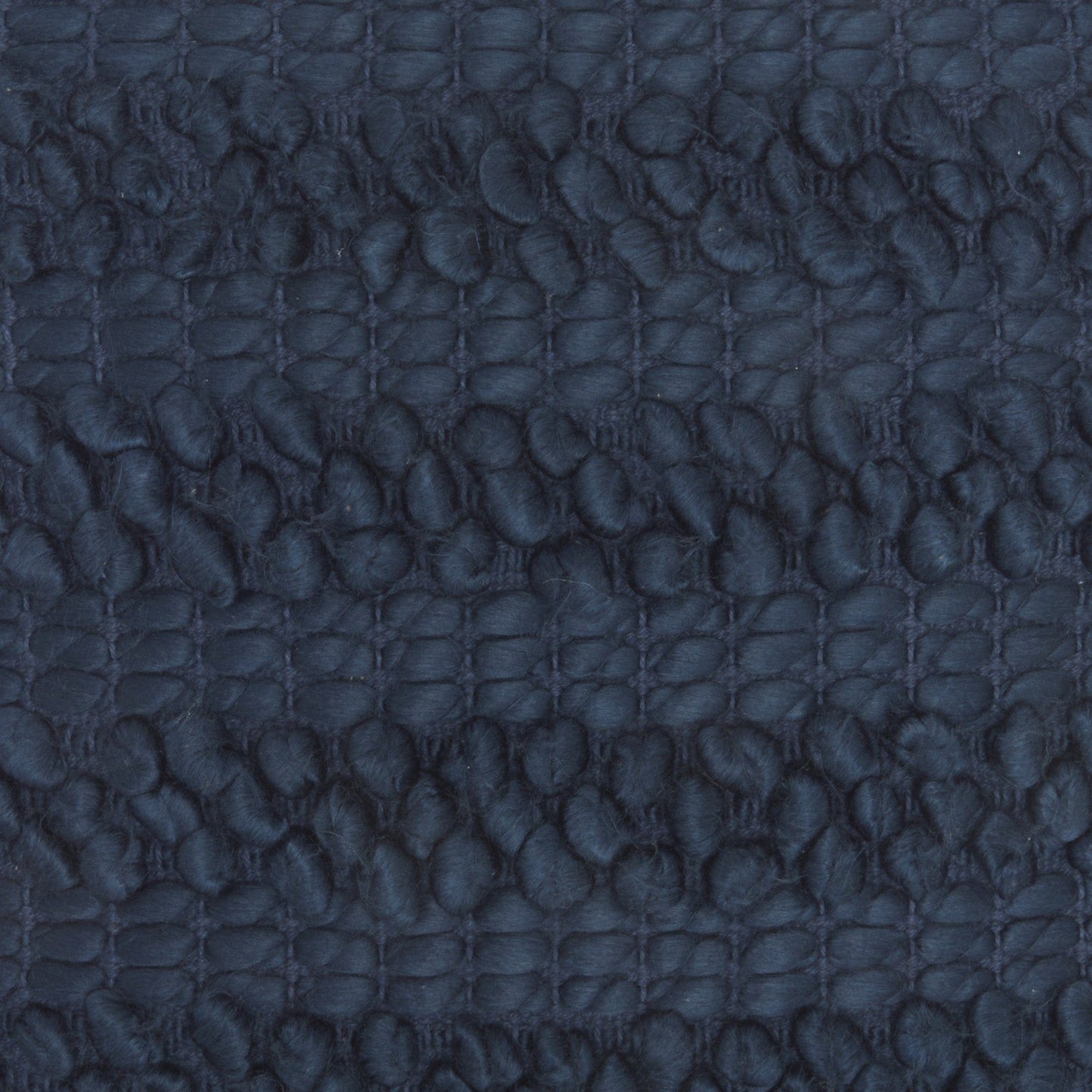 Dark Blue Pom-Pom Detailed Throw Pillow