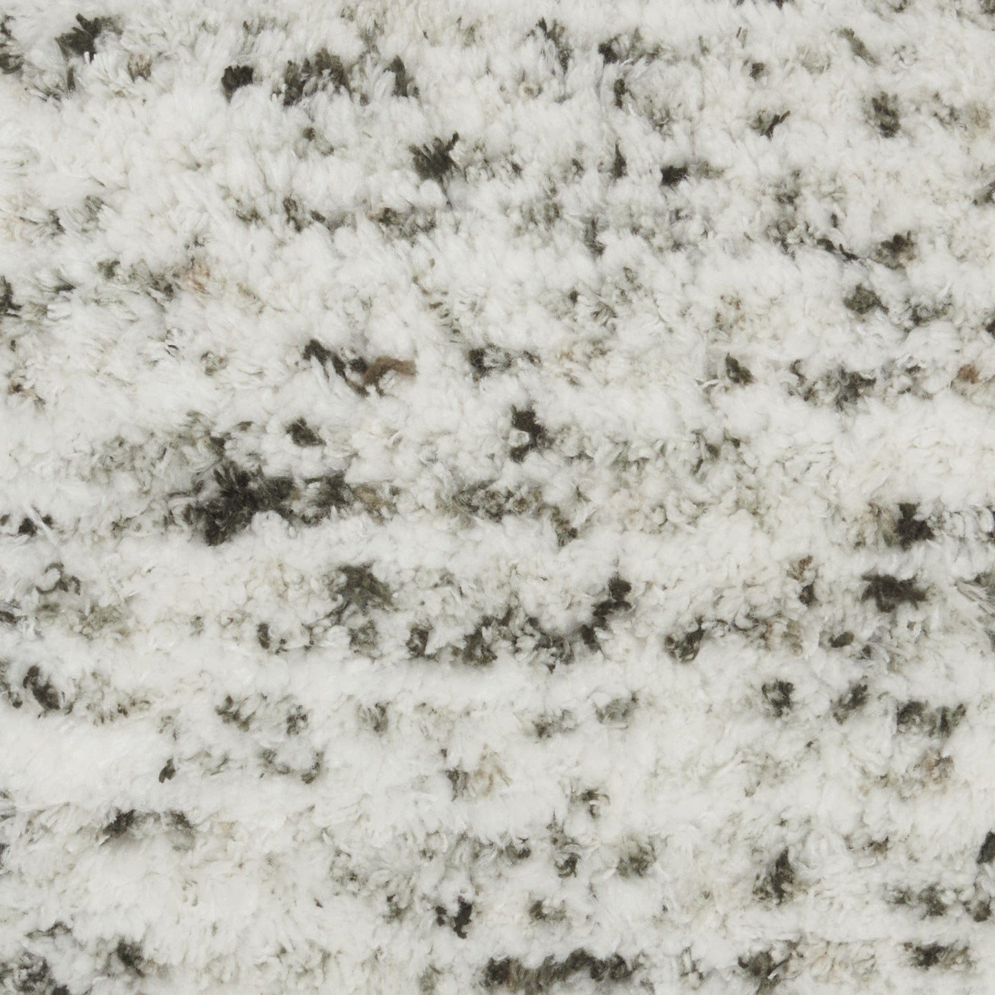 Soft Shaggy Gray And White Spotted Throw Pillow