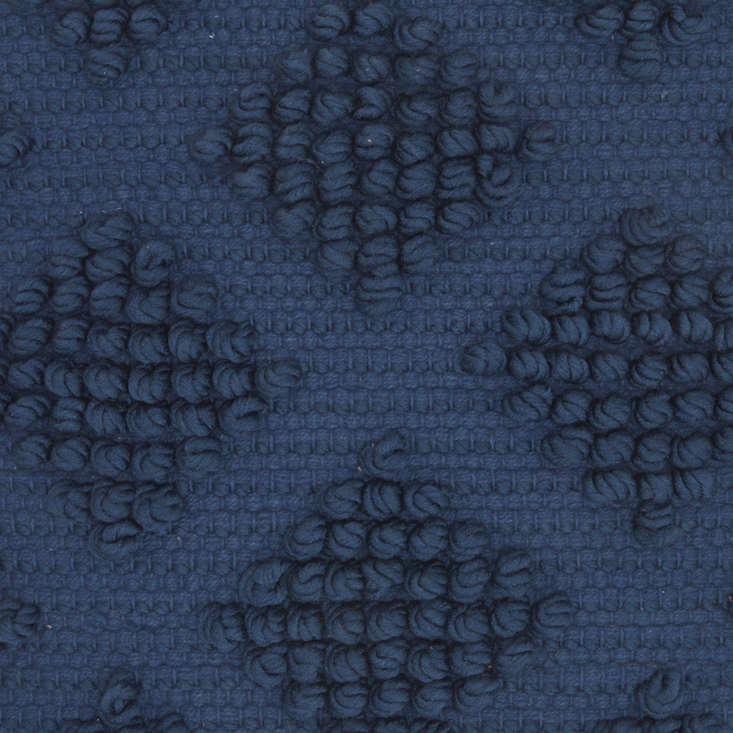 Navy Blue Textured Diamonds Throw Pillow
