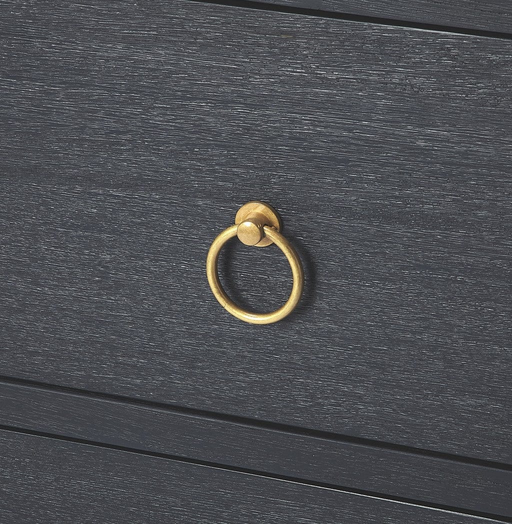 Lark Navy Blue 3 Drawer Chest