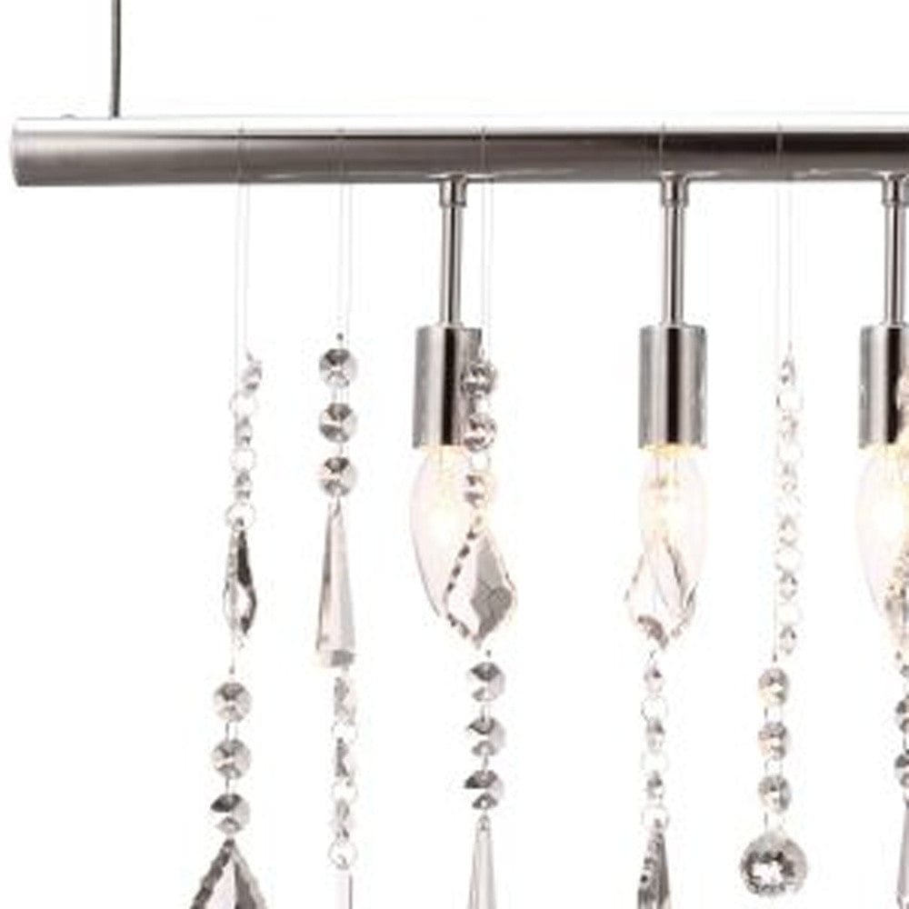 Modern Glam Icicle Chandelier