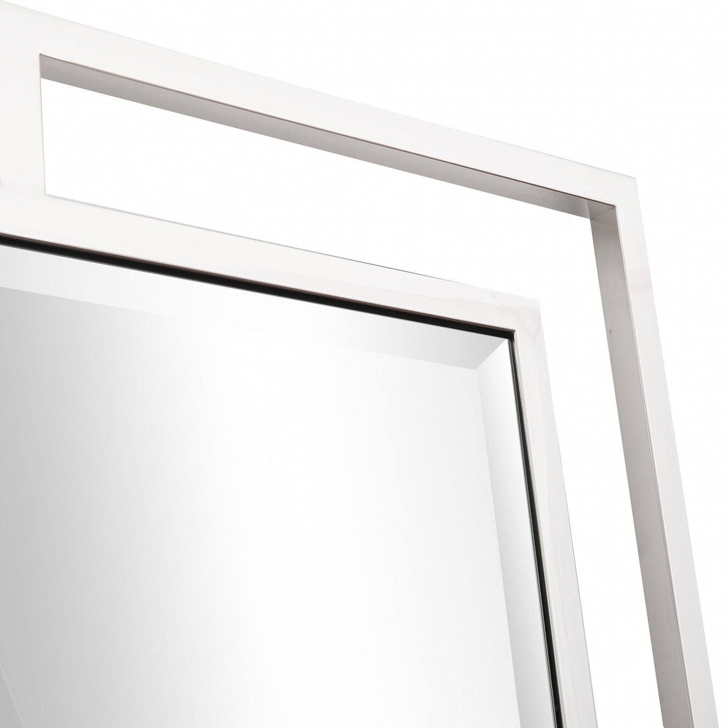 Silver Chic Rectangular Wall Mirror