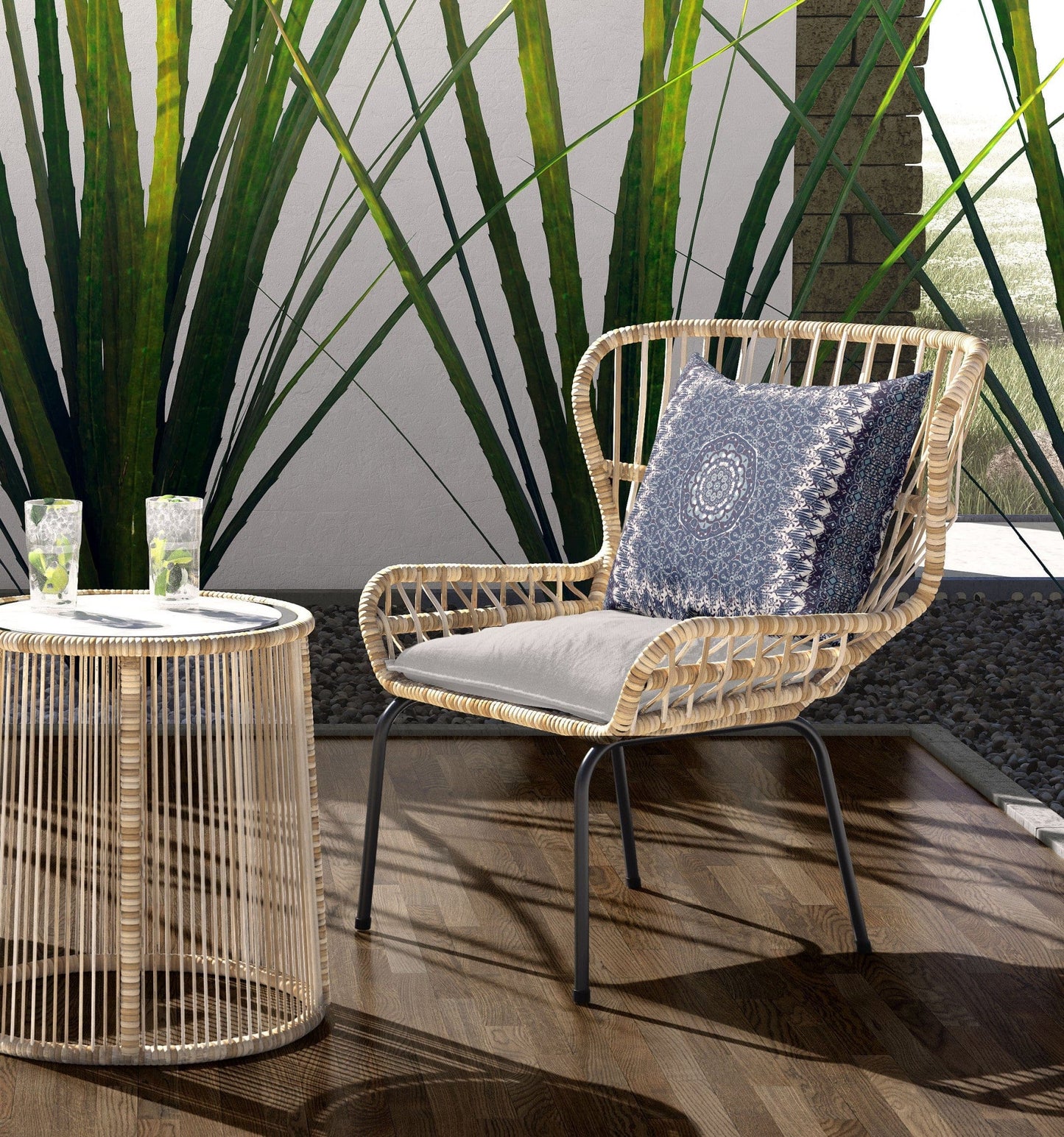 20" X 20" Orange White Paisley Blown Seam Suede Throw Pillow