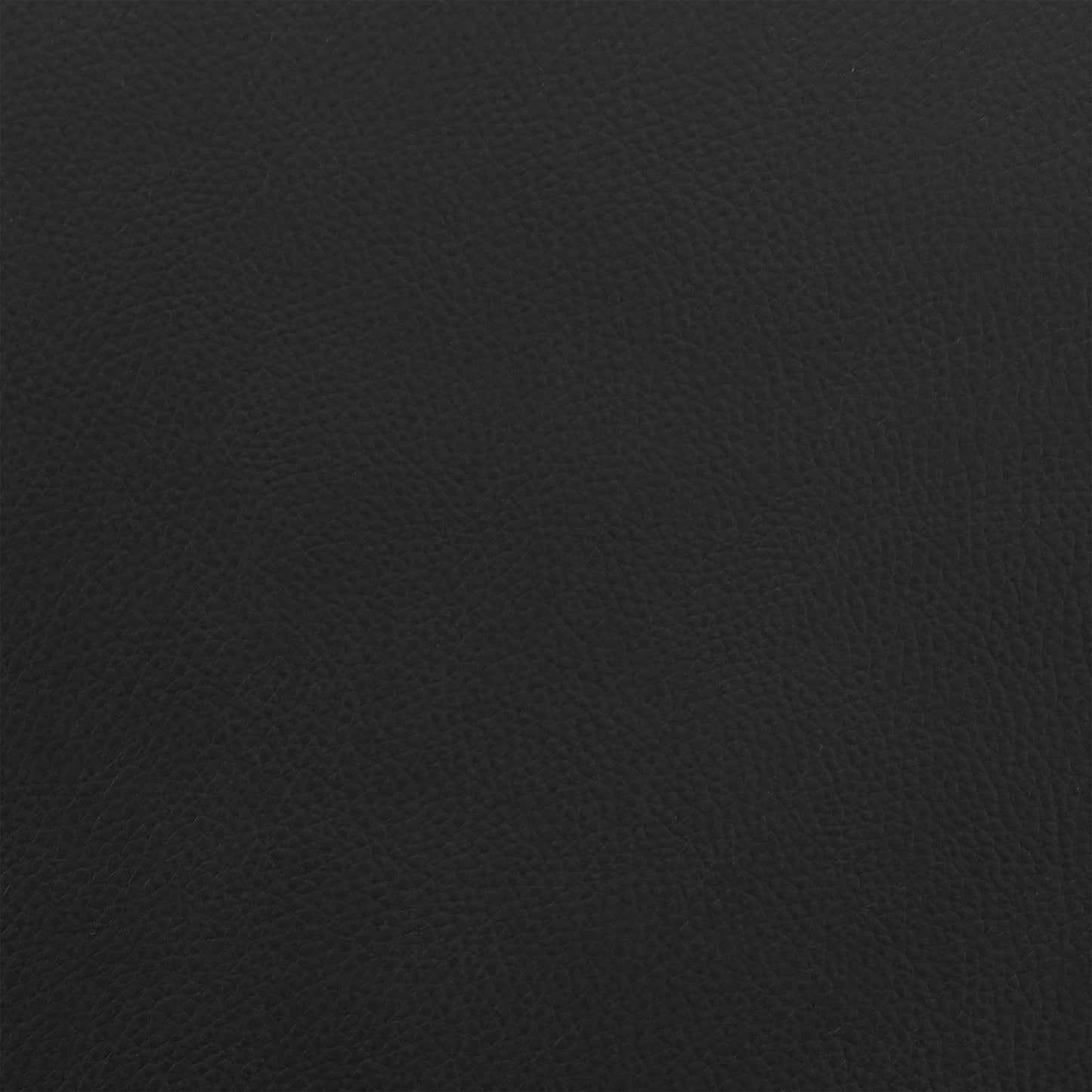 44" Black Faux Leather And Iron Swivel Adjustable Height Bar Chair