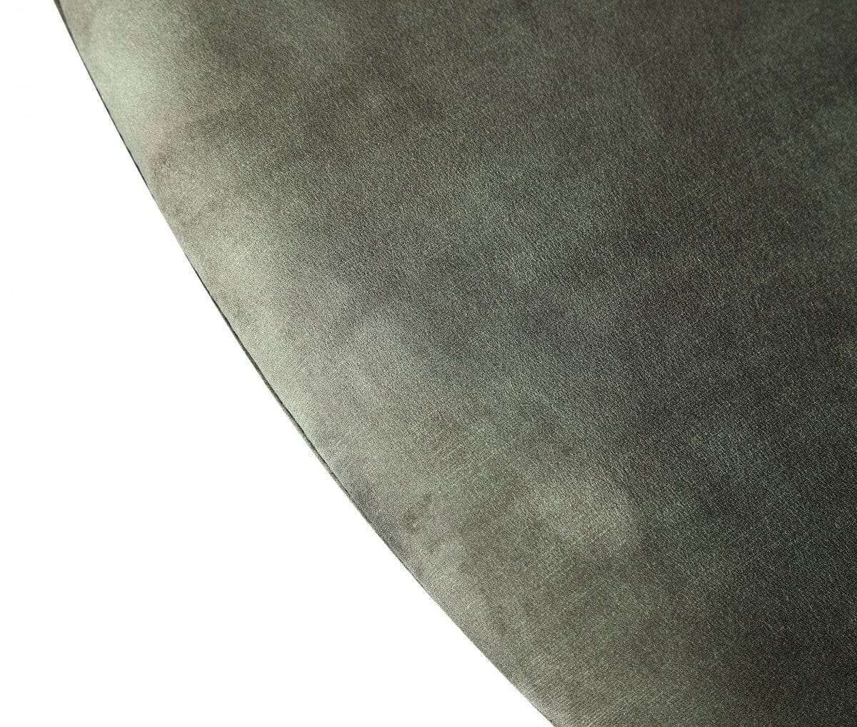 24" Green Velvet Solid Color Barrel Chair