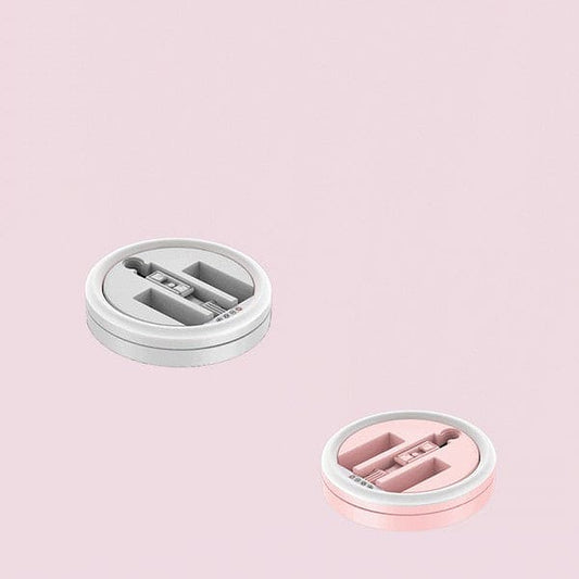 Multitasking Foldable Ring Light - 3 Phone Holders