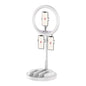 Multitasking Foldable Ring Light - 3 Phone Holders