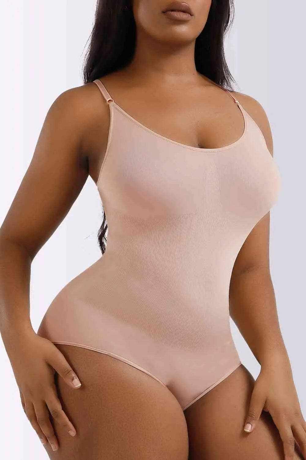 Spaghetti Strap Shaping Bodysuit - Image #6