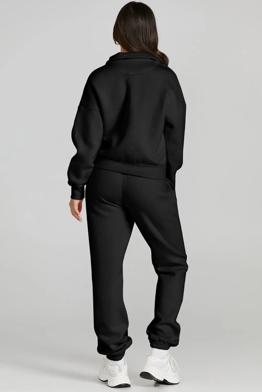 Quarter Zip Top and Drawstring Pants Active Set - Image #5