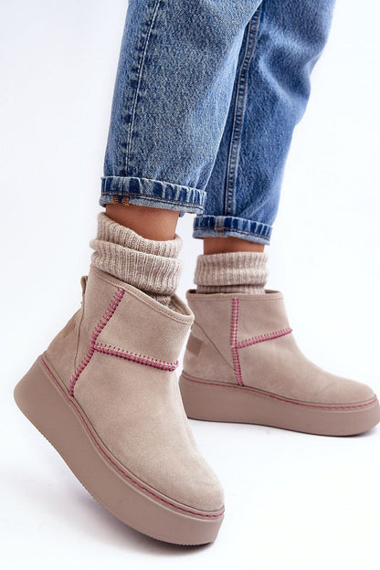 Snow boots Step in style