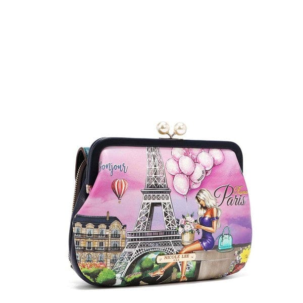 NICOLE LEE KISS LOCK MESSENGER CROSS