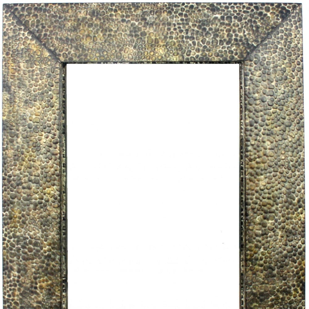 34 X 48 X 4 Bronze Gravel-Like Mosaic Frame - Dressing Mirror