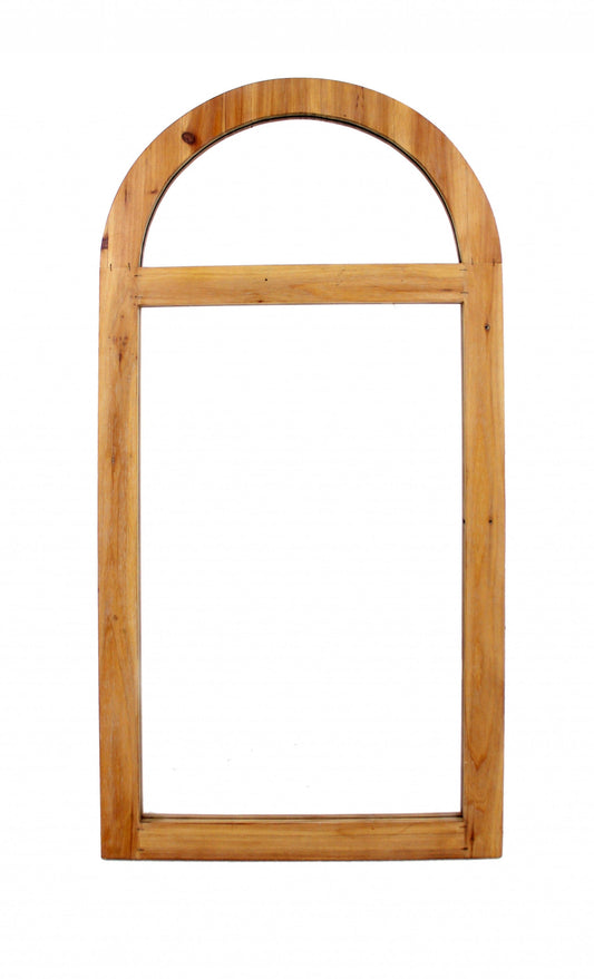 4.75 X 23.75 X 1.25 Brown Rustic With Minimalist Window Frame Dressing  Mirror