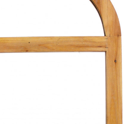 4.75 X 23.75 X 1.25 Brown Rustic With Minimalist Window Frame Dressing  Mirror