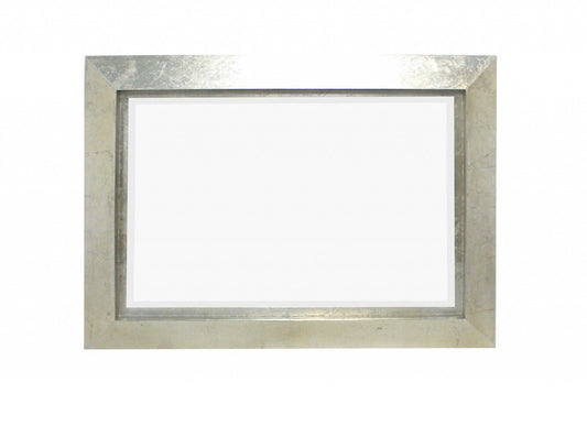 34 X 46 X 2.25 Silver Rectangular  Cosmetic Mirror