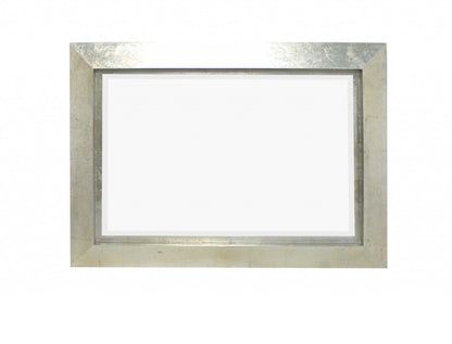34 X 46 X 2.25 Silver Rectangular  Cosmetic Mirror
