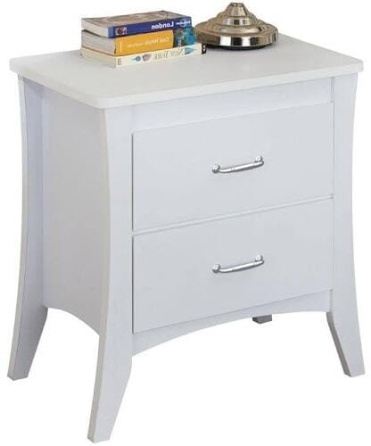 Updated Rustic Natural Wood Finish Nightstand