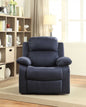 36" X 36" X 41" Brown Microfiber Recliner
