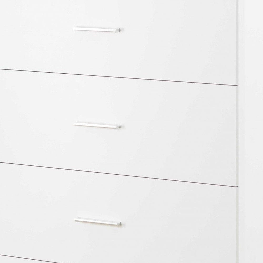 32" X 16" X 52" Walnut Particle Board Chest