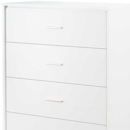 32" X 16" X 52" Walnut Particle Board Chest