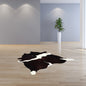 Black And White Cowhide Animal Print Area Rug