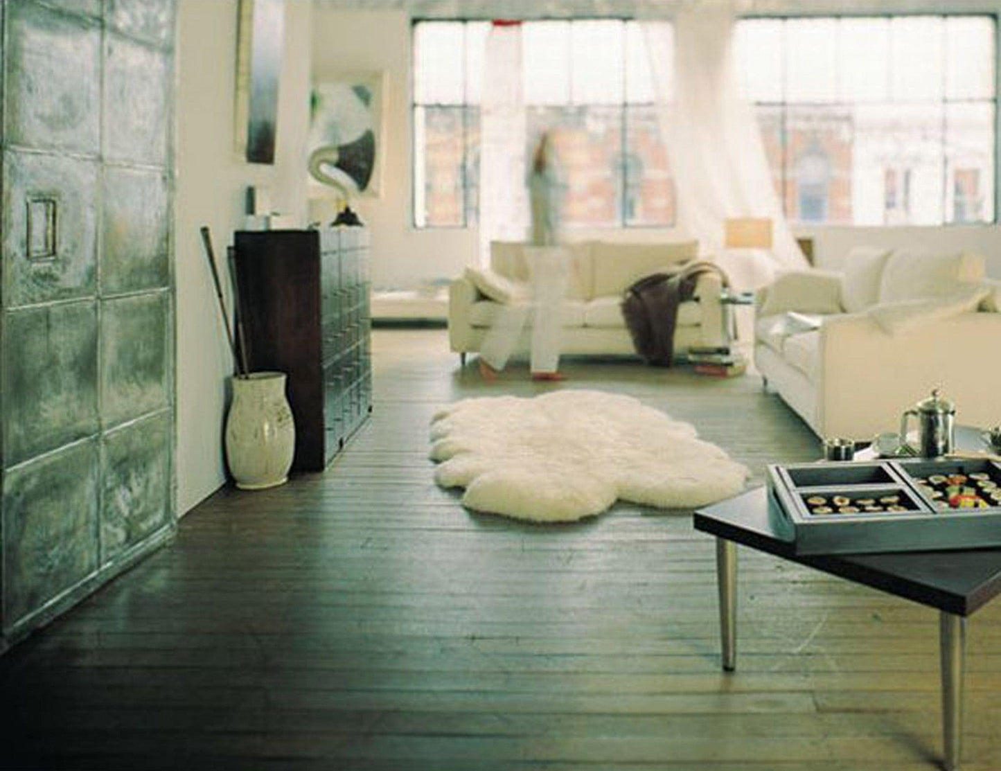 Natural Animal Print Area Rug