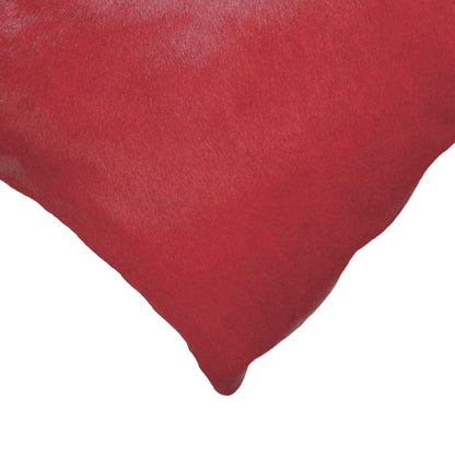 18" X 18" X 5" Black Cowhide  Pillow