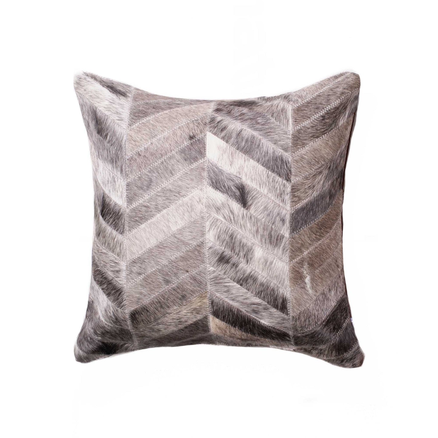 18" X 18" X 5" Gray  Pillow