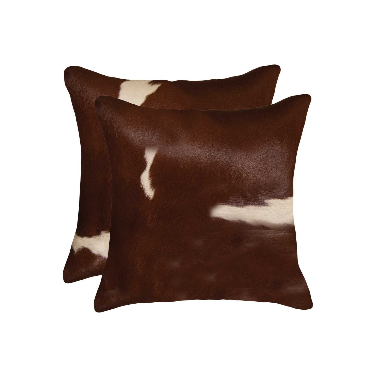 18" X 18" X 5" Gold And Chocolate Quattro  Pillow 2 Pack