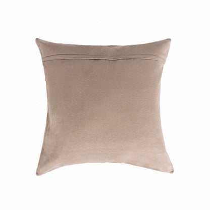 18" X 18" X 5" Gold And Chocolate Quattro  Pillow 2 Pack
