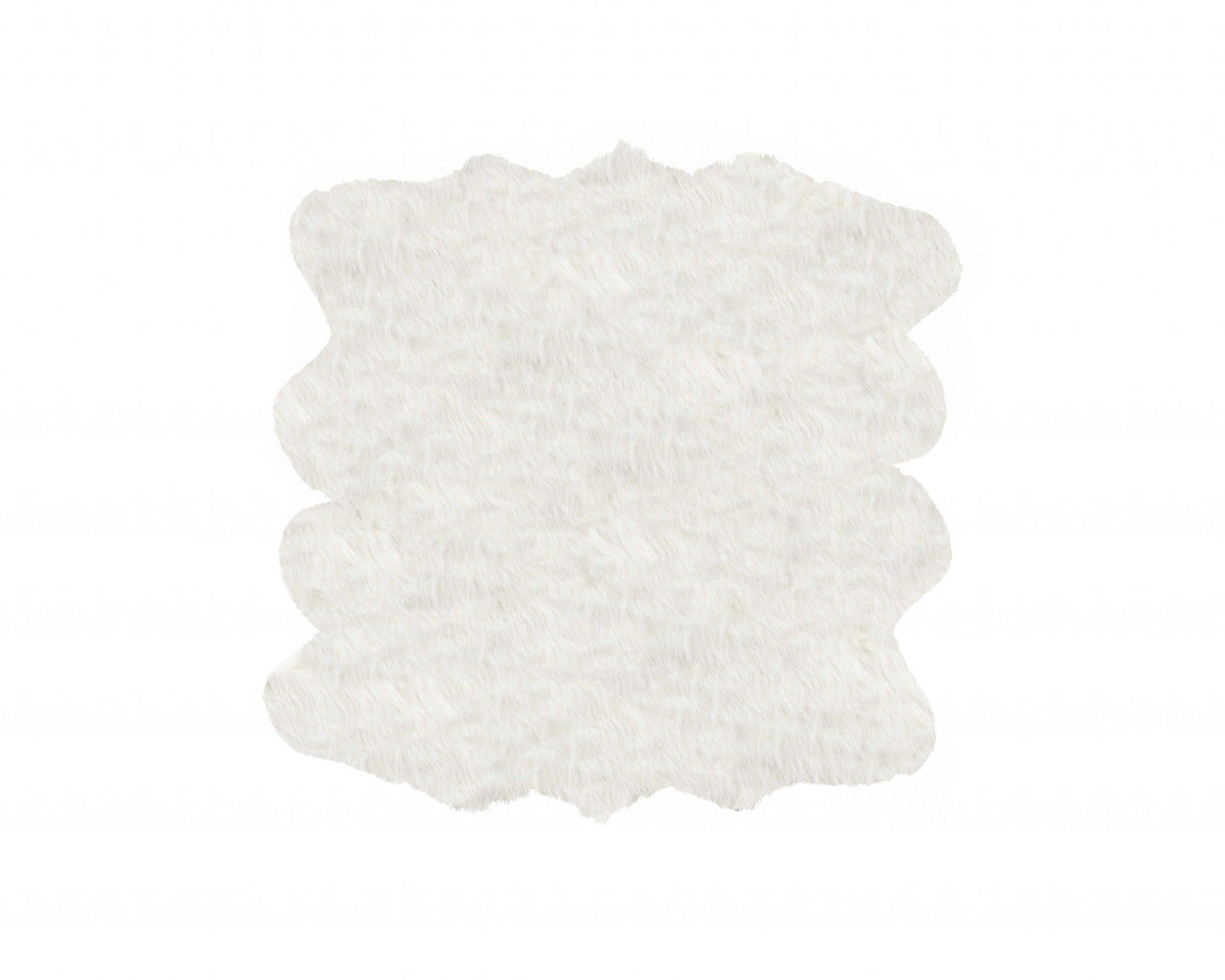 Off White Animal Print Area Rug