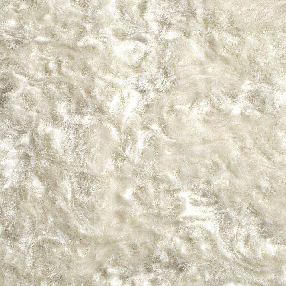 Off White Animal Print Area Rug