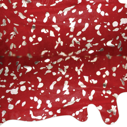 6' X 7'  Natural And Gold Genuine Cowhide Area Rug