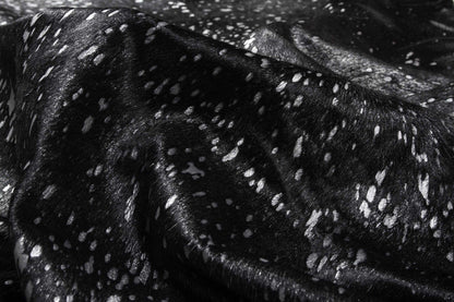 60" X 84" Chocolate And Gold Cowhide - Area Rug