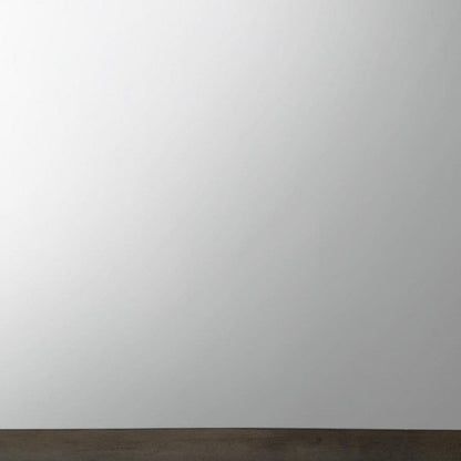 Gray Oak Wooden Rectangular Mirror