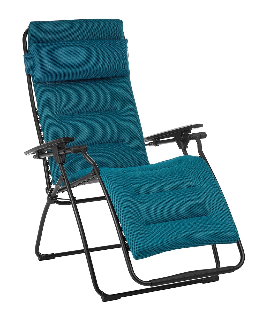 Zero Gravity Recliner - Black Frame - Taupe Fabric