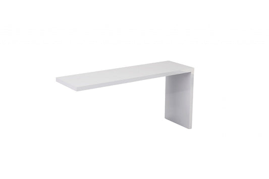 White High Gloss Dresser Extension Piece
