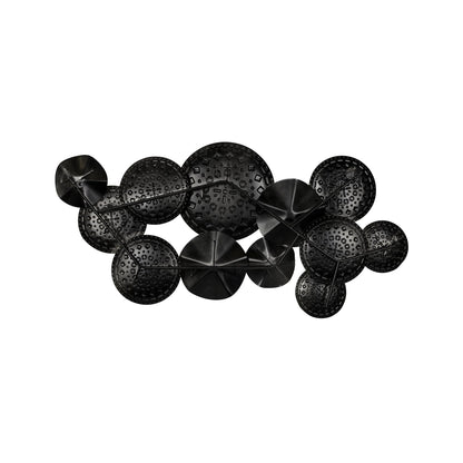 Textured Metal Multi Plates Wall Decor