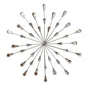 Silver Acrylic And Metal Bling Burst Wall Decor