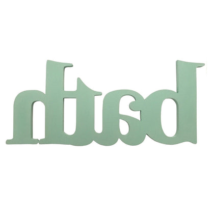 Seafoam Green Bath Word Wall Decor