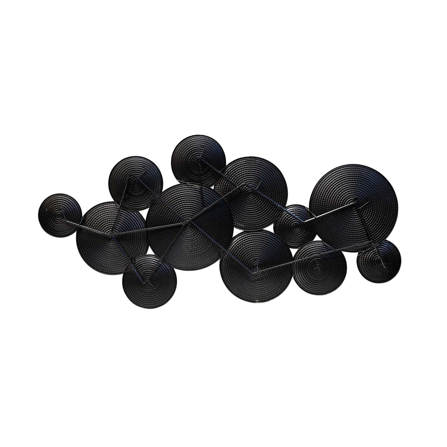 Multi-Metallic Circles Wall Decor